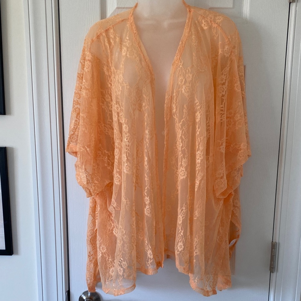 Andree By Unit. Sheer Lace Kimono. Peach. Keep It Breezy Cardigan. Medium